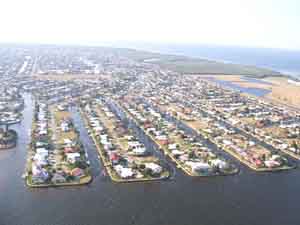 The original sailboat area of Punta Gorda Isles.  These homes have quick direct access to the Harbor.